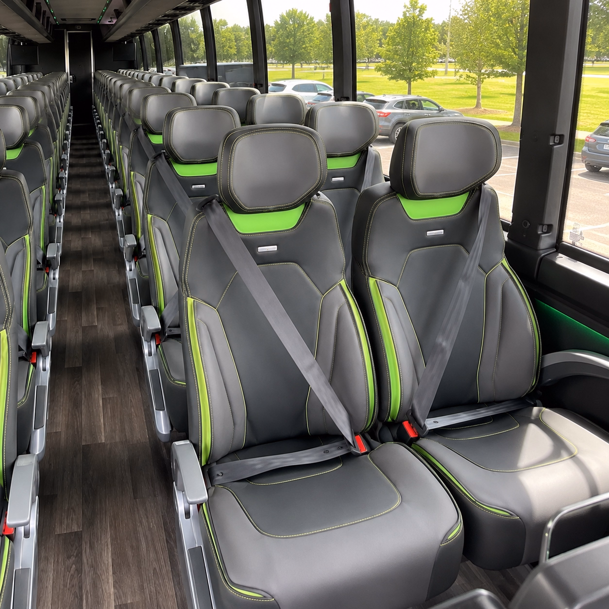 manchester airport transportation onboard seating