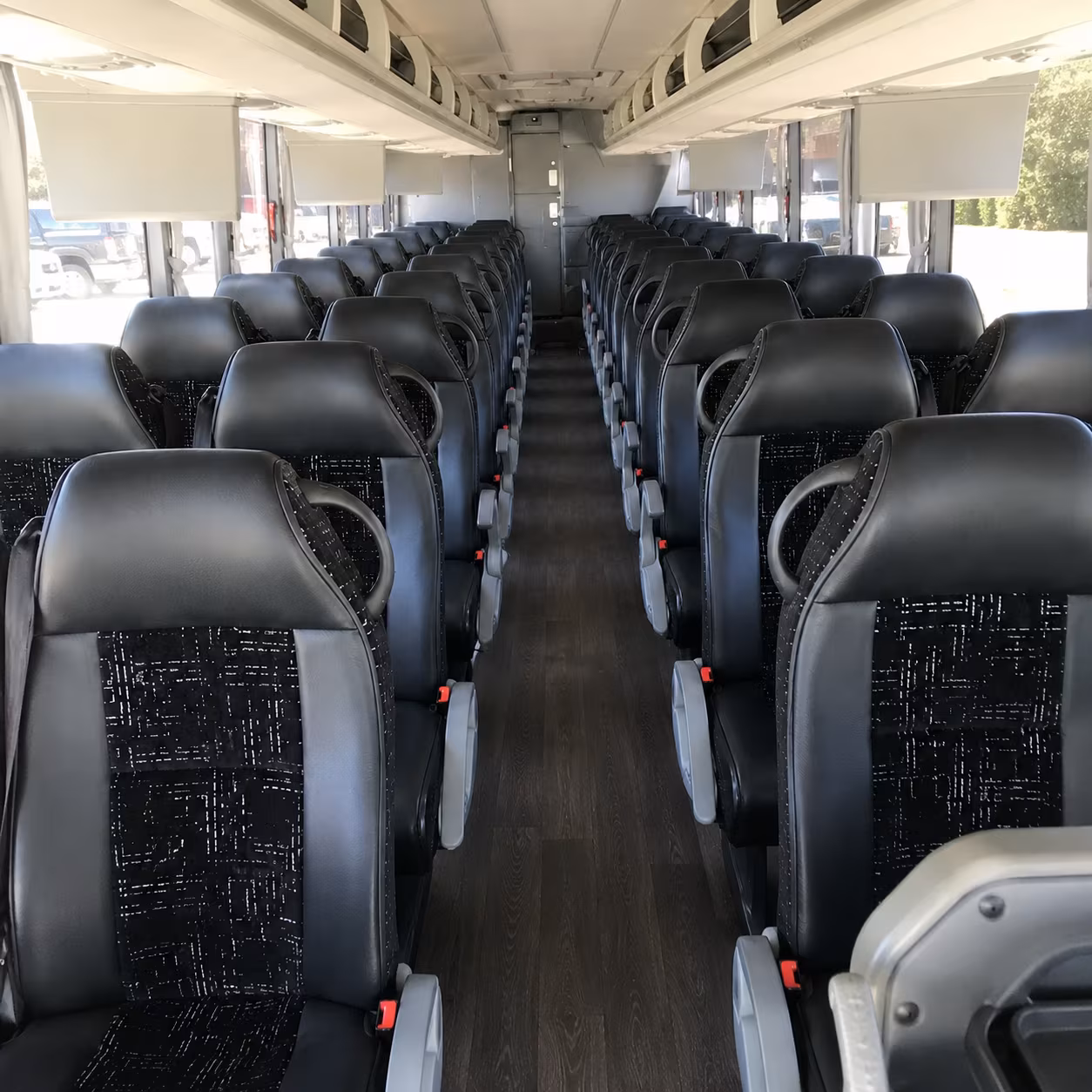manchester charter bus interior