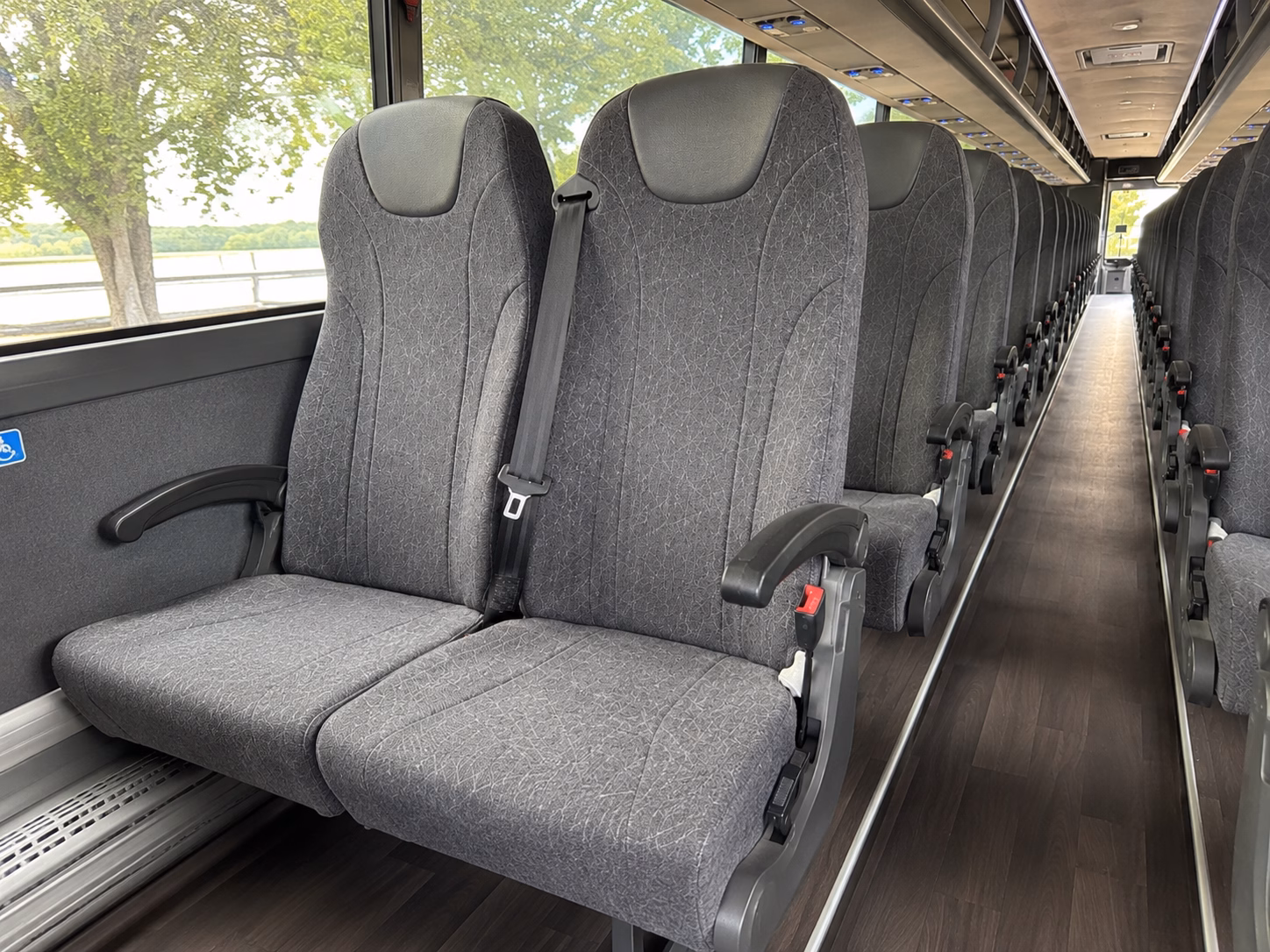 manchester charter bus services inside