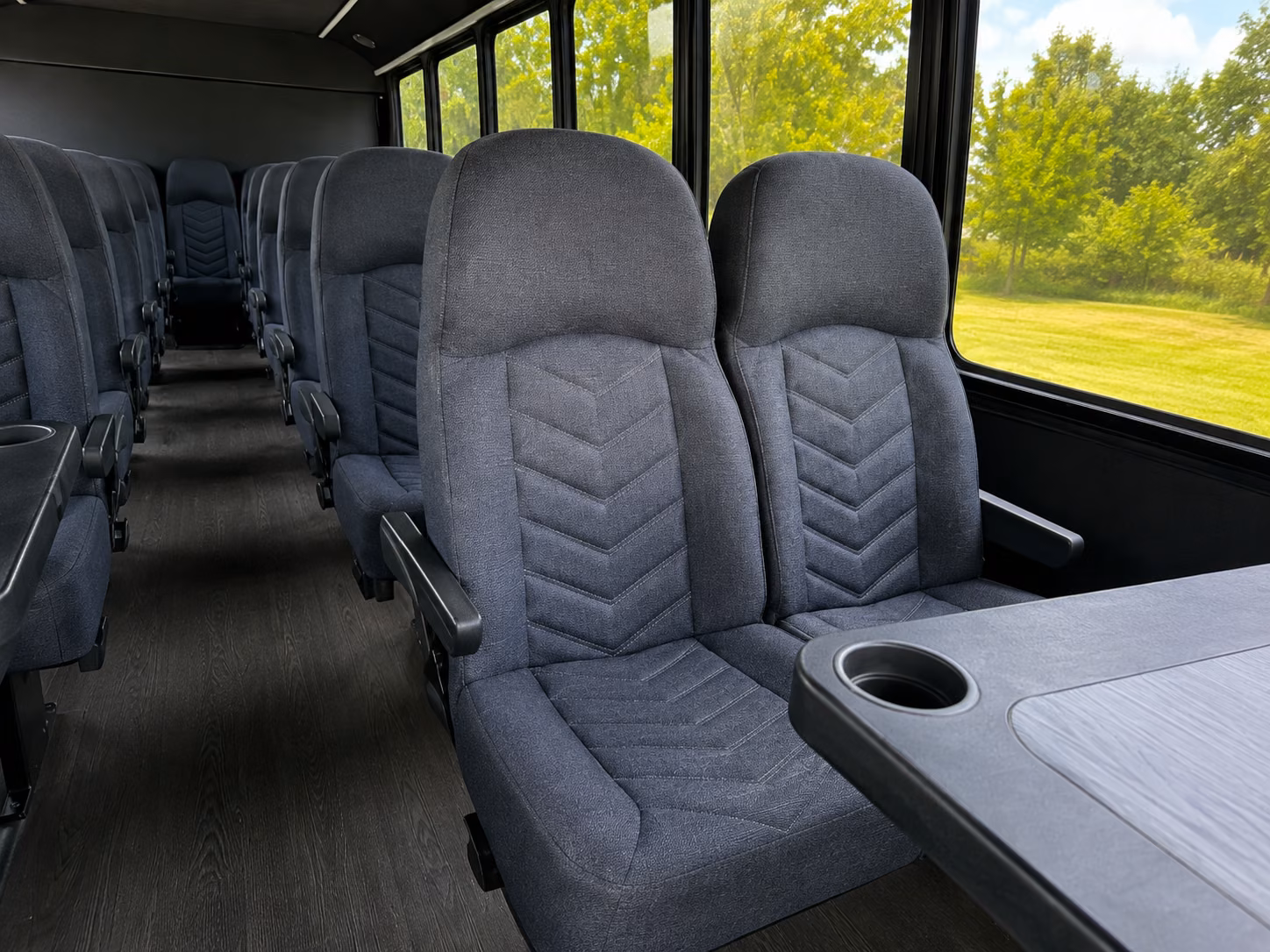 manchester religious group transportation onboard seating